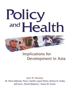 portada Policy and Health Paperback: Implications for Development in Asia (Rand Studies in Policy Analysis) 