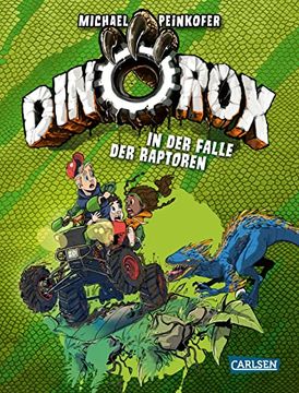 portada Dinorox: In der Falle der Raptoren | Turbulente Kinderbuch-Geschichte für Mädchen und Jungen ab 8 (1) (in German)
