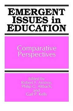 portada emergent issues in educa: comparative perspectives (en Inglés)