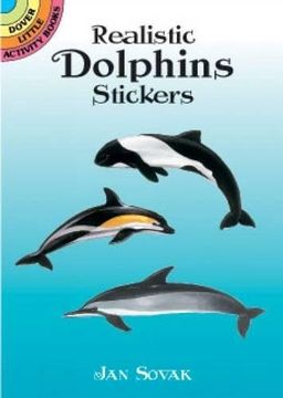 portada realistic dolphins stickers