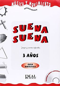 portada Huidobro y Velilla - Suena Suena 3 Años (Profesor) (Fichas y cd) (Musica y Movimiento) (en Alemán)