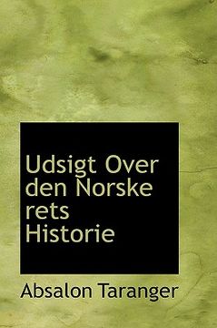 portada udsigt over den norske rets historie (en Inglés)