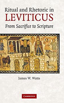 portada Ritual and Rhetoric in Leviticus Hardback: From Sacrifice to Scripture (en Inglés)