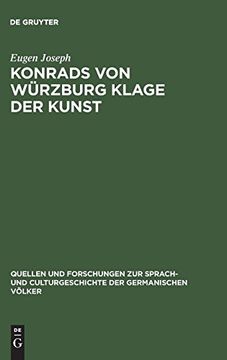 portada Konrads von Würzburg Klage der Kunst (en Alemán)