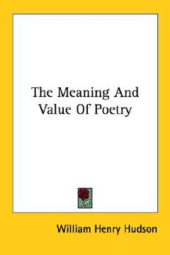 portada the meaning and value of poetry (in English)