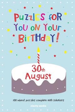 portada Puzzles for you on your Birthday - 30th August (en Inglés)