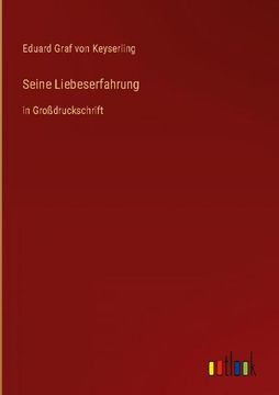 portada Seine Liebeserfahrung: in Großdruckschrift (en Alemán)