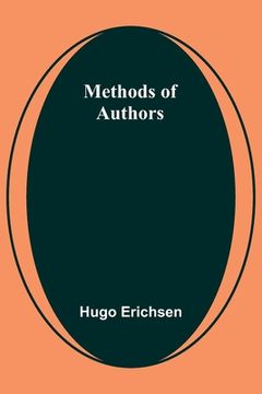 portada Methods of Authors (en Inglés)