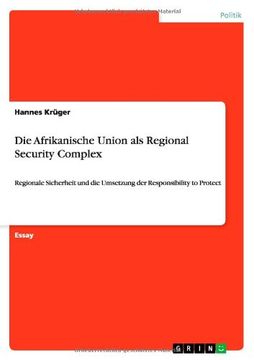 portada Die Afrikanische Union als Regional Security Complex (German Edition)