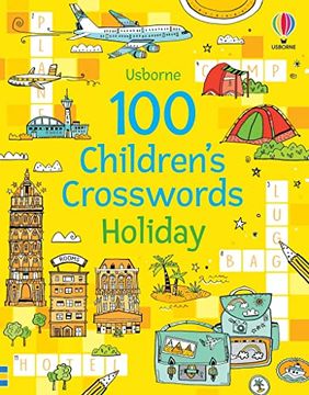 portada 100 Childrens Crosswords Holiday (Puzzles, Crosswords & Wordsearches) (en Inglés)