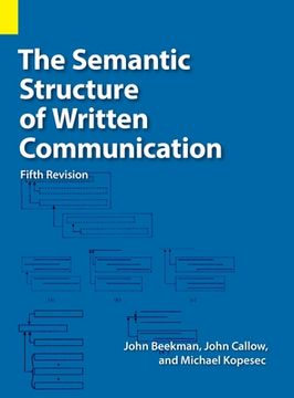 portada The Semantic Structure of Written Communication (en Inglés)