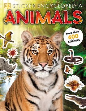 portada Sticker Encyclopedia Animals (Sticker Encyclopedias) (en Inglés)