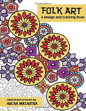 portada Folk Art : A Design and Coloring Book