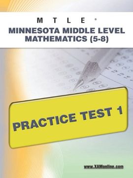 portada Mtle Minnesota Middle Level Mathematics (5-8) Practice Test 1 (en Inglés)