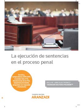 portada La Ejecución de Sentencias en el Proceso Penal (Papel + E-Book) (Monografía)