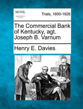 portada the commercial bank of kentucky, agt. joseph b. varnum