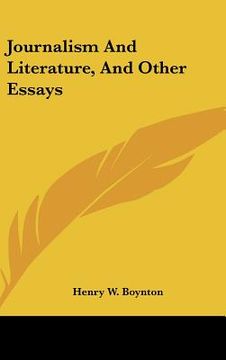 portada journalism and literature, and other essays