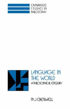 portada Language in the World: A Philosophical Enquiry (Cambridge Studies in Philosophy) (en Inglés)