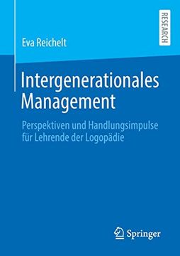 portada Intergenerationales Management: Perspektiven und Handlungsimpulse für Lehrende der Logopädie (en Alemán)