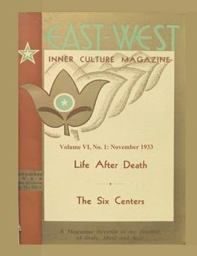 portada Volume VI, No. 1: November, 1933: East-West: A New Look at Old Issues (en Inglés)