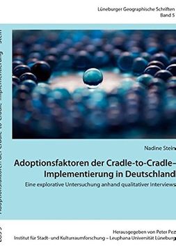 portada Adoptionsfaktoren Der Cradle-To-Cradle-Implementierung in Deutschland (German Edition)