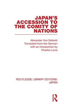 portada Japan's Accession to the Comity of Nations (en Inglés)