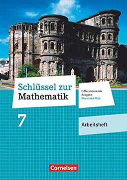portada Schlüssel zur Mathematik 7. Schuljahr - Differenzierende Ausgabe Rheinland-Pfalz - Arbeitsheft mit Online-Lösungen (in German)