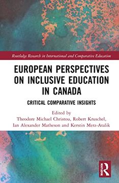 portada European Perspectives on Inclusive Education in Canada (Routledge Research in International and Comparative Education) (in English)