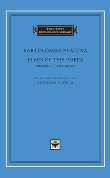 portada Lives of the Popes, Volume 1: Antiquity (The i Tatti Renaissance Library) (en Inglés)