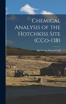 portada Chemical Analysis of the Hotchkiss Site (CCo-138) (in English)