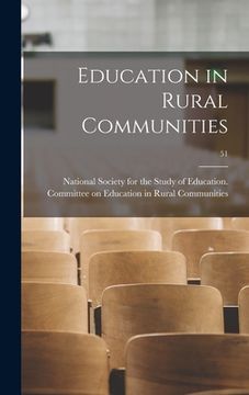 portada Education in Rural Communities; 51 (in English)