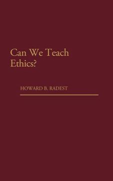 portada Can we Teach Ethics? (en Inglés)