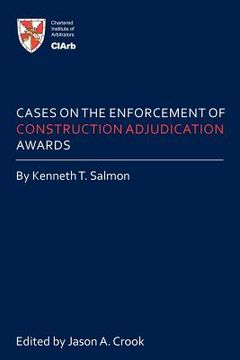 portada cases on the enforcement of construction adjudication awards (en Inglés)
