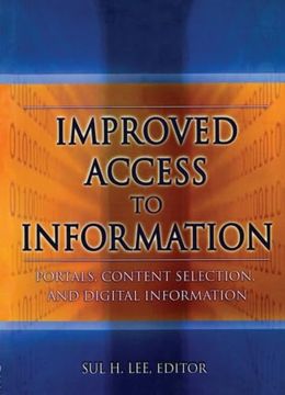 portada Improved Access to Information (en Inglés)