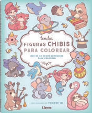 portada Lindas Figuras Chibis Para Colorear