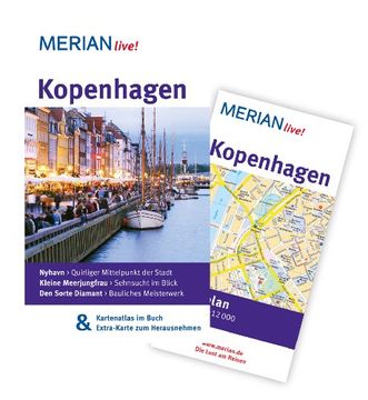 portada Kopenhagen: Mit Kartenatlas im Buch und Extra-Karte zum Herausnehmen (Merian Live) (in German)