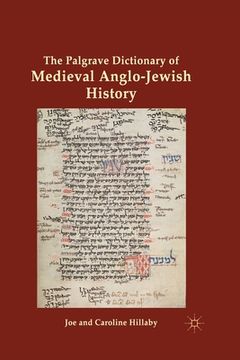 portada The Palgrave Dictionary of Medieval Anglo-Jewish History (in English)