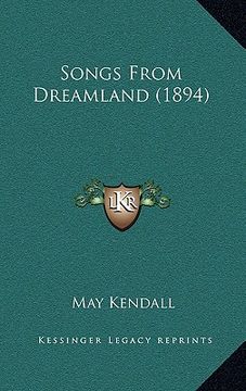 portada songs from dreamland (1894) (en Inglés)