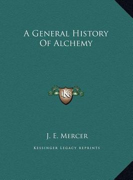 portada a general history of alchemy (en Inglés)