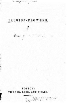 portada Passion-flowers (in English)