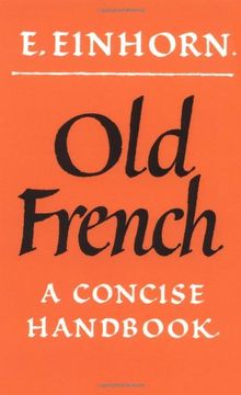 portada Old French Concise Handbook: A Concise Handbook (en Inglés)