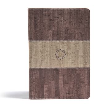 portada CSB Essential Teen Study Bible, Weathered Gray Cork Leathertouch (in English)