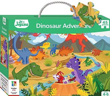 portada Junior Jigsaw Small: Dinosaur Adventure (Junior Jigsaw)