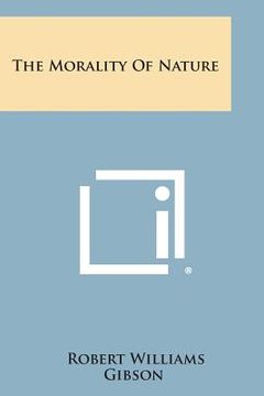 portada The Morality of Nature (en Inglés)