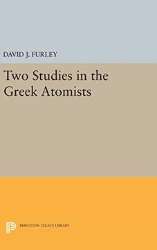 portada Two Studies in the Greek Atomists (Princeton Legacy Library) (en Inglés)