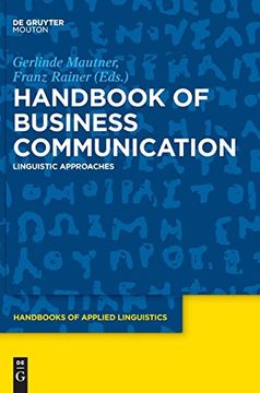 portada Handbook of Business Communication (Handbooks of Applied Linguistics) (en Inglés)