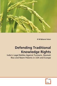 portada defending traditional knowledge rights (en Inglés)