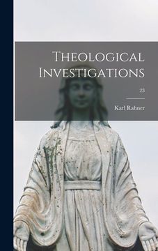 portada Theological Investigations; 23 (en Inglés)