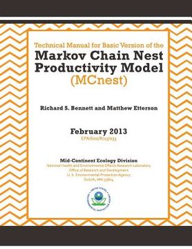 portada Technical Manual for Basic Version of the Markov Chain Nest Productivity Model (MCnest) (en Inglés)