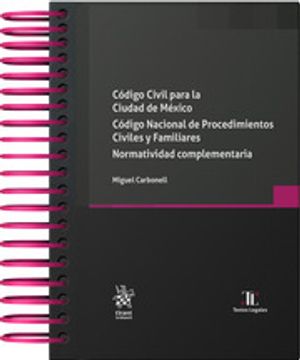 portada Código civil para la Ciudad de México Código nacional de procedimientos civiles y familiares Normatividad complementaria